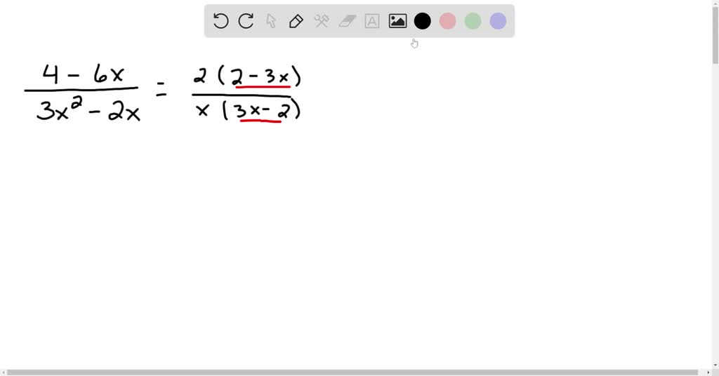 SOLVED Simplify 4 6 X 3 X 2 2 X 