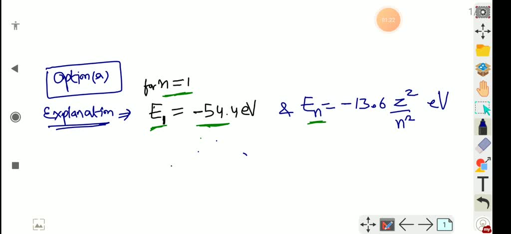 SOLVED:The energy level diagram for an hydrogen like atom is shown in ...