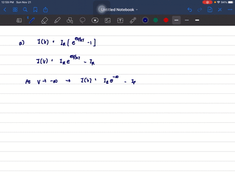 a-consider-the-diode-equation-144-and-show-that-for-large-negative-voltages-the-current-is-i-i_mathr