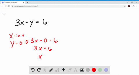 find-the-x-intercept-and-y-intercept-of-the-equation-3-x-y6