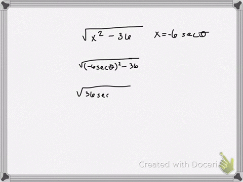 simplify-each-expression-for-the-given-value-of-x-assume-the-angle-theta-is-acute-sqrtx2-36-text-if