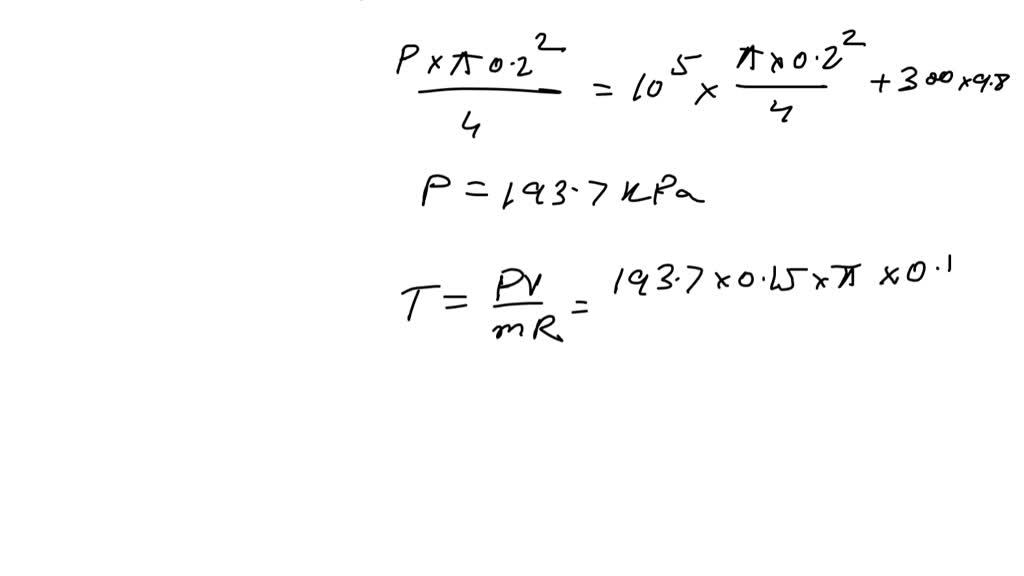 Six grams of air is contained in the cylinder shown in Fig. 3-13. The ...