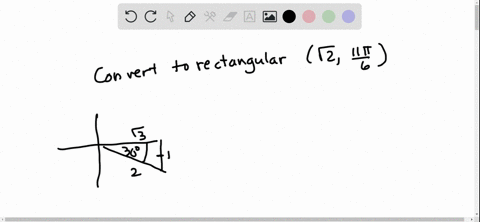 find-the-rectangular-coordinates-for-each-point-with-the-given-polar-coordinates-sqrt2-11-pi-6