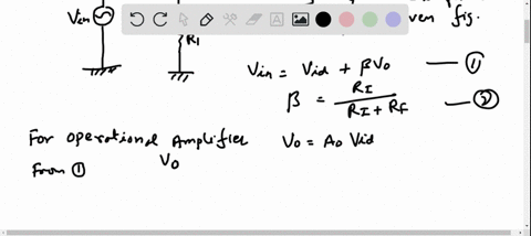 revisit-the-exact-analysis-of-the-inverting-configuration-in-section-43-a-find-an-expression-for-the
