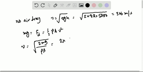 calculate-the-speed-a-spherical-rain-drop-would-achieve-falling-from-500-mathrmkm-a-in-the-absence-o