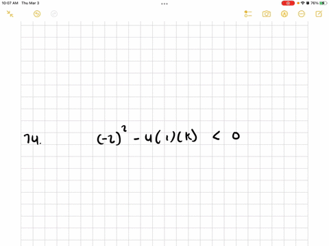 use-the-discriminant-to-help-solve-each-problem-determine-k-so-that-the-solutions-of-x2-2-xk0-are-co