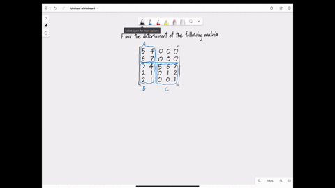 find-the-determinants-of-the-matrices-a-leftbeginarrayccccc-5-4-0-0-0-6-7-0-0-0-3-4-5-6-7-2-1-0-1-2-