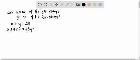 write-a-system-of-equations-and-solve-raheem-purchases-20-stamps-he-buys-some-037-stamps-and-some-02