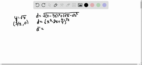 a-how-close-does-the-curve-ysqrtx-text-come-to-the-point-3-20-hint-if-you-minimize-the-square-of-the