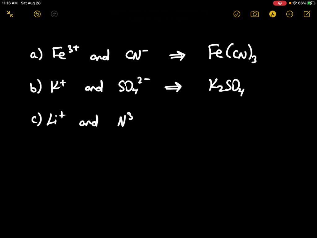 Solveddetermine The Formula For The Compound Formed Between Each Pair