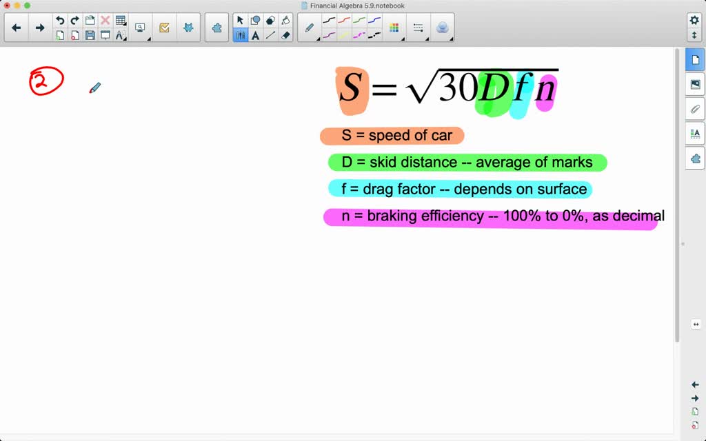 Ron’s car left four skid marks on the road after he slammed his foot on