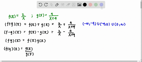 1-6-find-fg-f-g-f-g-and-f-g-and-their-domains-fxfrac2x-quad-gxfrac4x4