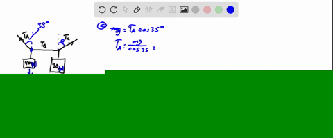 the-system-in-fig-13-28-is-in-equilibrium-with-the-string-in-the-center-exactly-horizontal-find-a-te