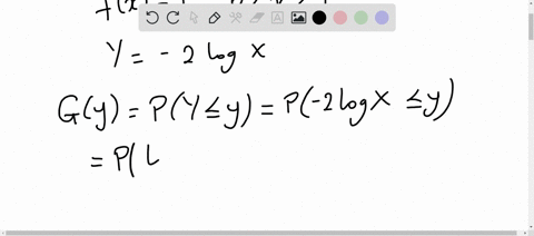 let-x-have-the-uniform-distribution-with-pdf-fx10x1-zero-elsewhere-find-the-cdf-of-y-2-log-x-what--2