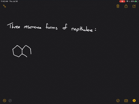 draw-three-resonance-forms-for-naphthalene-showing-the-positions-of-the-double-bonds