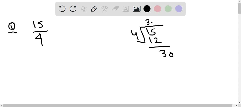 SOLVED:Carry out the following divisions until the repeating pattern ...