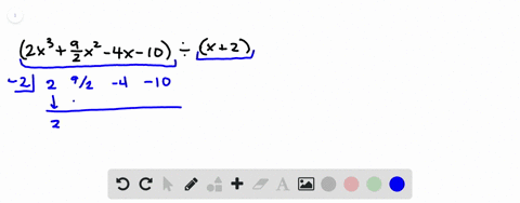 divide-left2-x3frac92-x2-4-x-10right-divx2