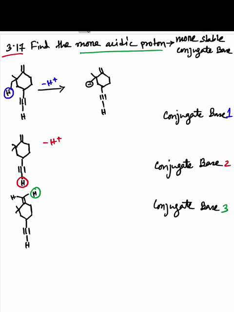 locate-the-most-acidic-proton-in-the-following-compound-graph-cannot-copy