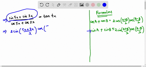 prove-the-following-fracsin-5-xsin-3-xcos-5-xcos-3-xtan-4-x