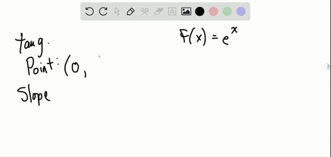 determine-the-equation-of-the-tangent-line-at-the-given-x-coordinate-fxex-x0