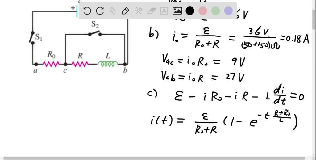 The switch in the circuit shown in Fig, P13.37 has been open for a long ...