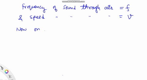a-sound-wave-with-frequency-f-travels-through-air-at-speed-v-with-what-speed-will-a-sound-wave-with-