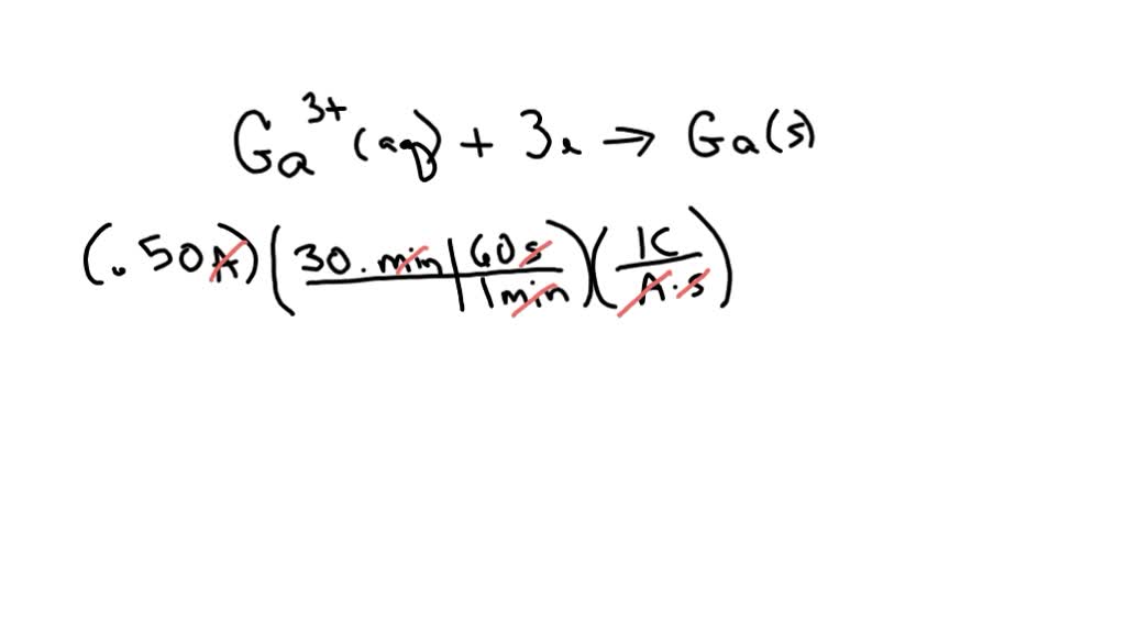 ⏩SOLVED:Gallium Is Produced By The Electrolysis Of A Solution… | Numerade