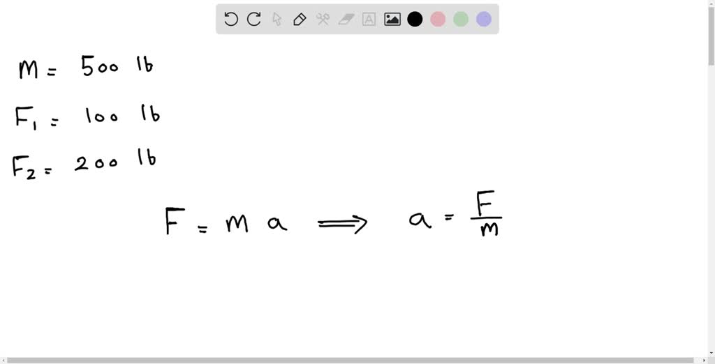 solved-a-force-of-100-lb-acting-on-a-body-weighing-500-lb-causes-the