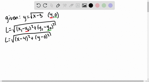 Solved Consider The Point X Y Lying On The Gra