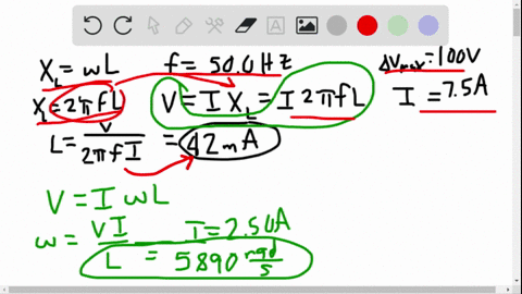 in-a-purely-inductive-ac-circuit-as-shown-in-active-figure-336-delta-v_max-100-mathrmv-a-the-maximum
