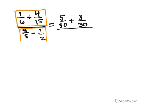 simplify-each-complex-rational-expression-by-using-the-lcd-fracfrac16frac415frac35-frac12