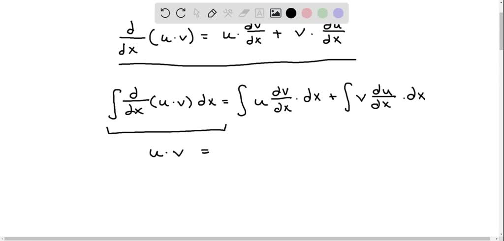 integration product rule