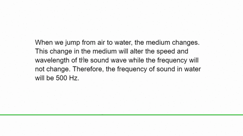 the-speed-of-sound-is-much-greater-in-water-than-in-air-if-you-were-to-jump-into-a-pool-holding-a-50