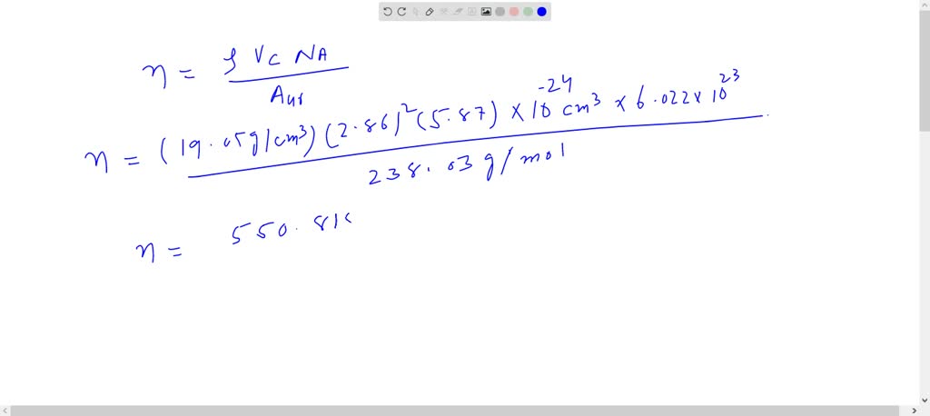 The Unit Cell For Uranium (U) Has Orthorhombic Symmetry, With A, B, And ...