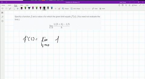 specify-a-function-f-and-a-value-c-for-which-the-given-limit-equals-fprimec-you-need-not-evaluate--3