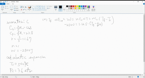 as-a-100-mol-sample-of-a-monatomic-ideal-gas-expands-adiabatically-the-work-done-on-it-is-2500-mathr