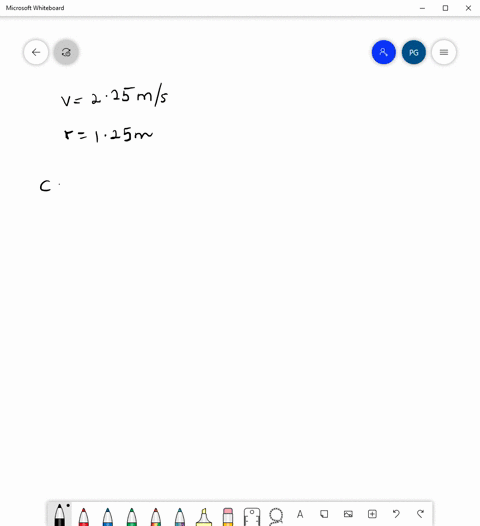 a-ball-attached-to-a-string-is-twirled-in-a-circle-of-radius-125-mathrmm-if-the-constant-speed-of-th