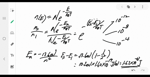 a-large-number-of-hydrogen-atoms-are-in-thermal-equilibrium-let-n_2-n_1-be-the-ratio-of-the-number-3