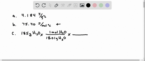 a-what-is-the-specific-heat-of-liquid-water-b-what-is-the-molar-heat-capacity-of-liquid-water-c-what