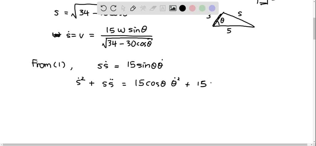 Solved At the instant r=2 m, the 6⋅kg disk is gwen a speed