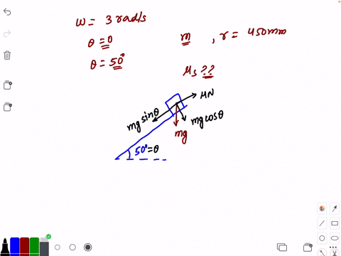 a-rod-oa-rotates-about-a-horizontal-axis-through-o-with-a-constant-anticlockwise-velocity-omega3-rad