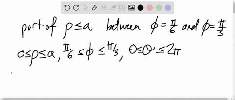 use-spherical-coordinates-find-the-volume-of-the-part-of-the-ball-rho-le-a-that-lies-between-the-con