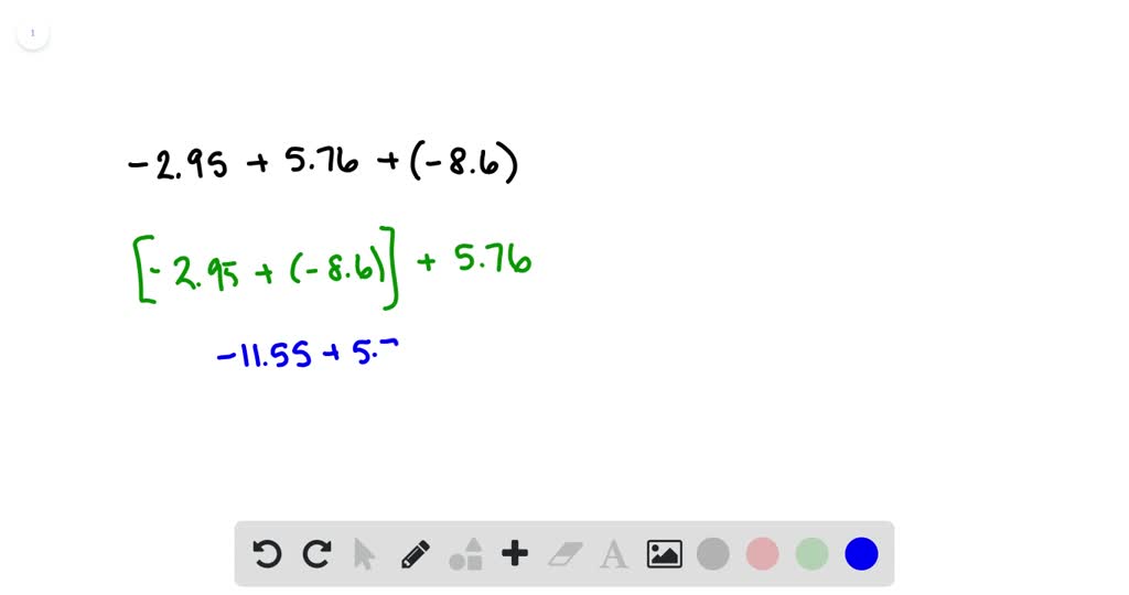 Find the sum use a calculator if you wish 2 95 