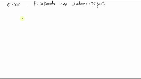 a-package-is-pushed-across-a-floor-a-distance-of-75-feet-by-exerting-a-force-of-41-pounds-downward-a