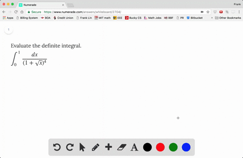 evaluate-the-definite-integral-displaystyle-int1_0-fracdx1-sqrtx4