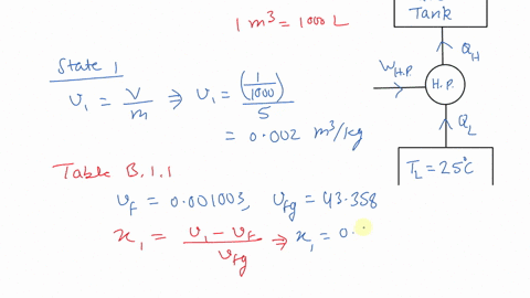 a-closed-tank-v10-mathrml-containing-5-mathrmkg-of-water-initially-at-25circ-mathrmc-is-heated-to--2