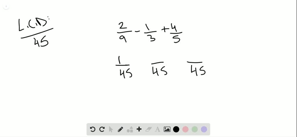 evaluate expressions fractions