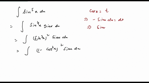 integrate 1 5 4 sin x