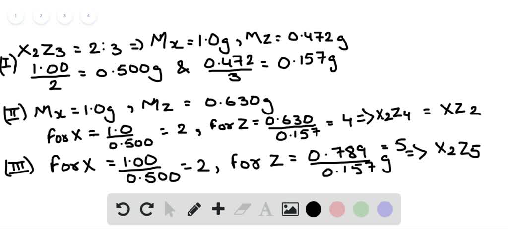 Solved Three Pure Compounds Form When 1 00 G Samp