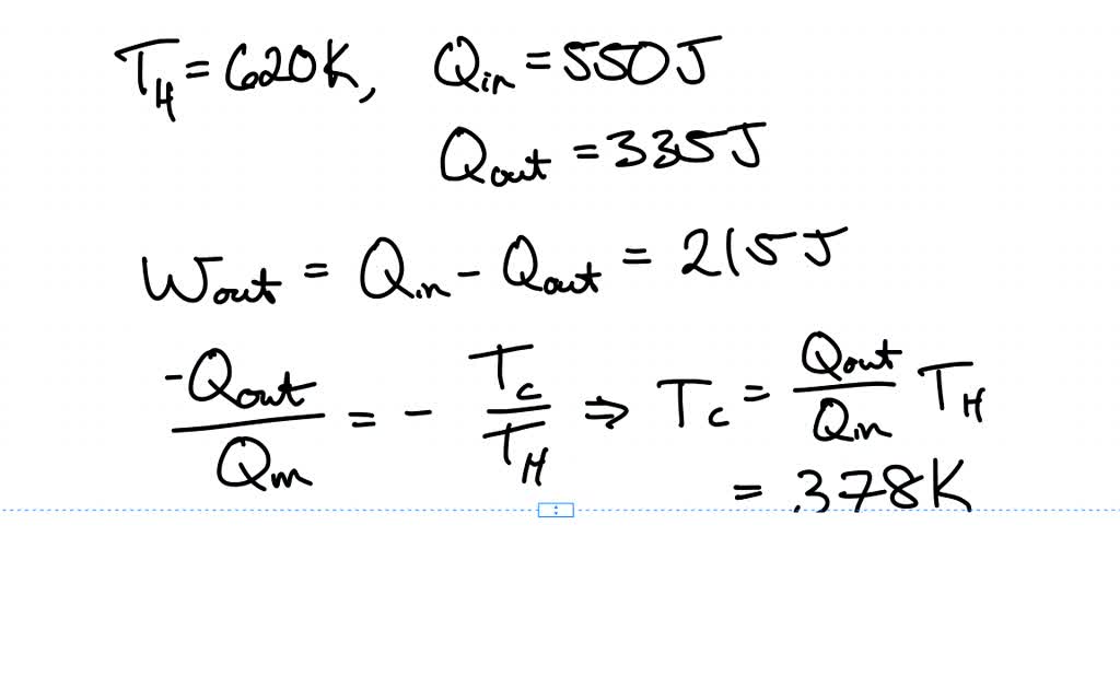 SOLVED:A Carnot engine whose high-temperature reservoir is at 620 K ...